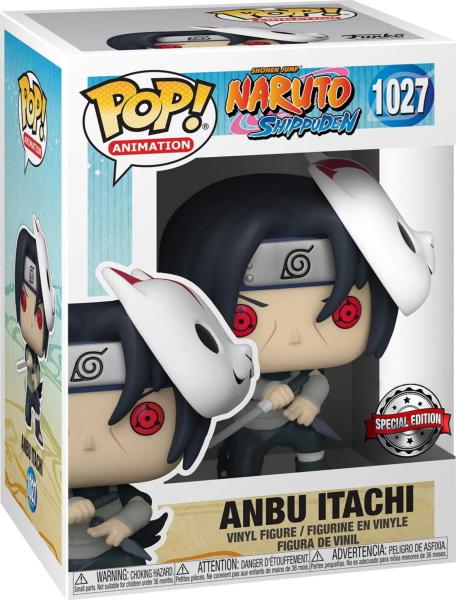FUNKO POP! - Animation - Naruto Shippuden Anbu Itachi #1027 Chase Bundle